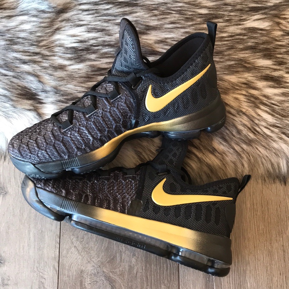 NWT Nike Kevin Durant Black/Gold - Picture 5 of 7